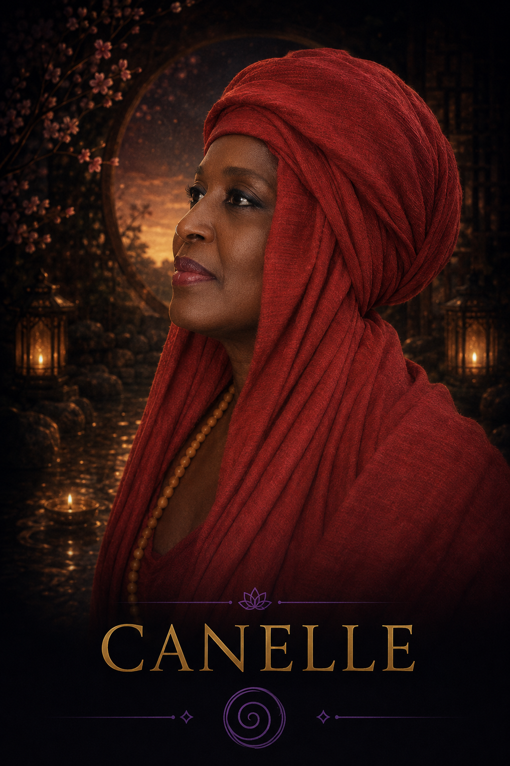 Locandina ufficiale dedicata alla cantante Cannelle