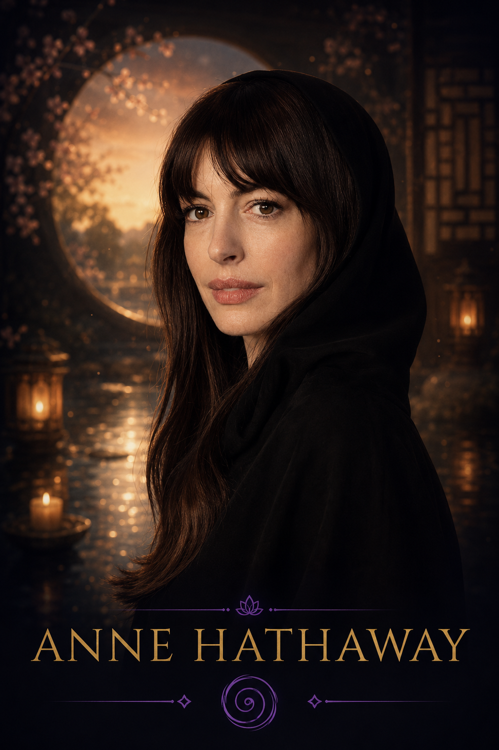 Locandina ufficiale dedicata ad Anne Hathaway