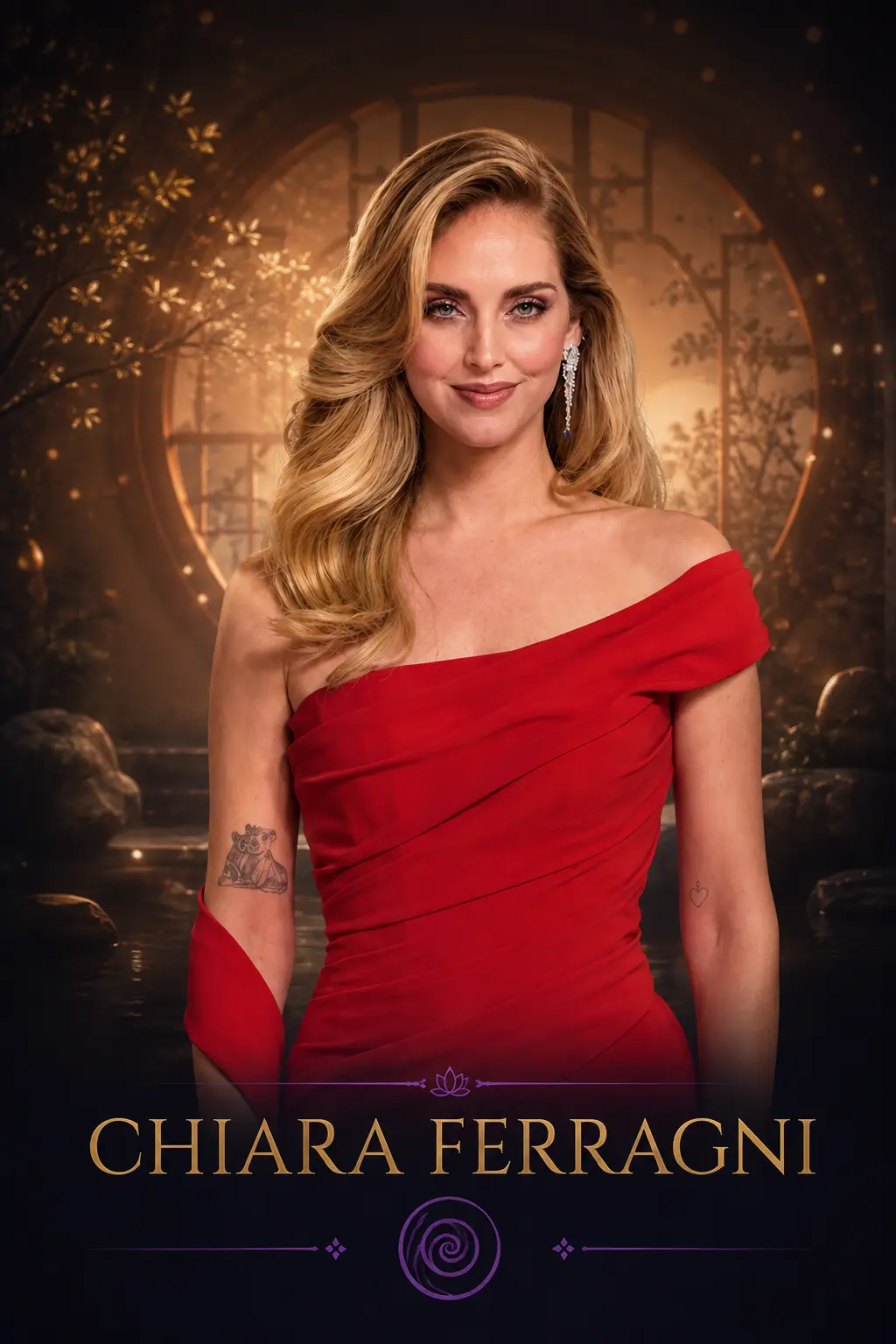 Locandina ufficiale dedicata a Chiara Ferragni