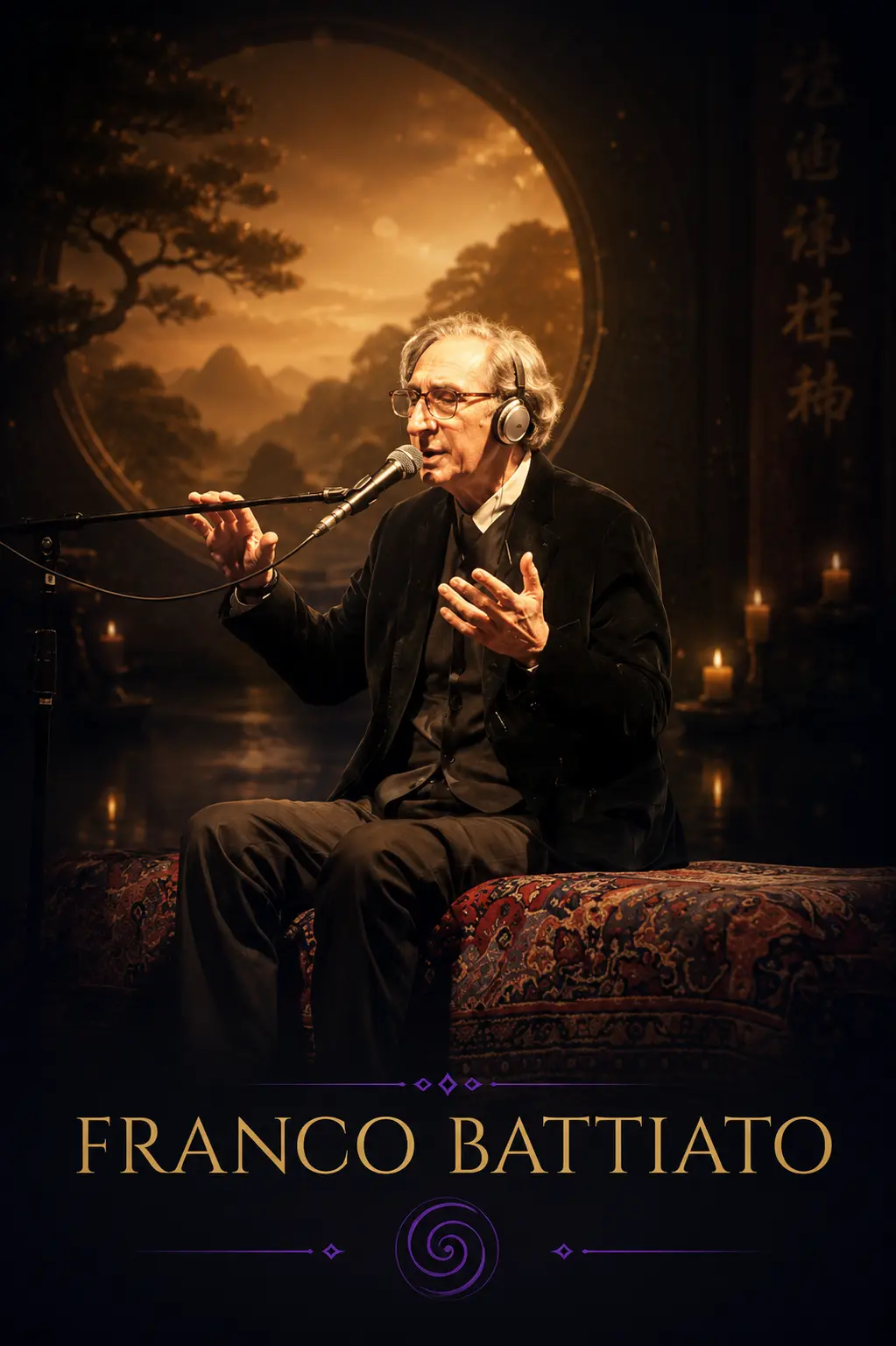 Locandina ufficiale dedicata a Franco Battiato